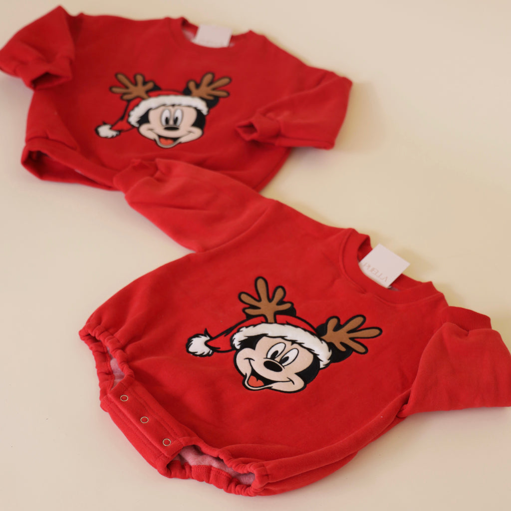 BABY DISNEY CHRISTMAS BUBBLE ROMPER