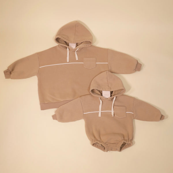 TODDLER BEIGE HOODIE