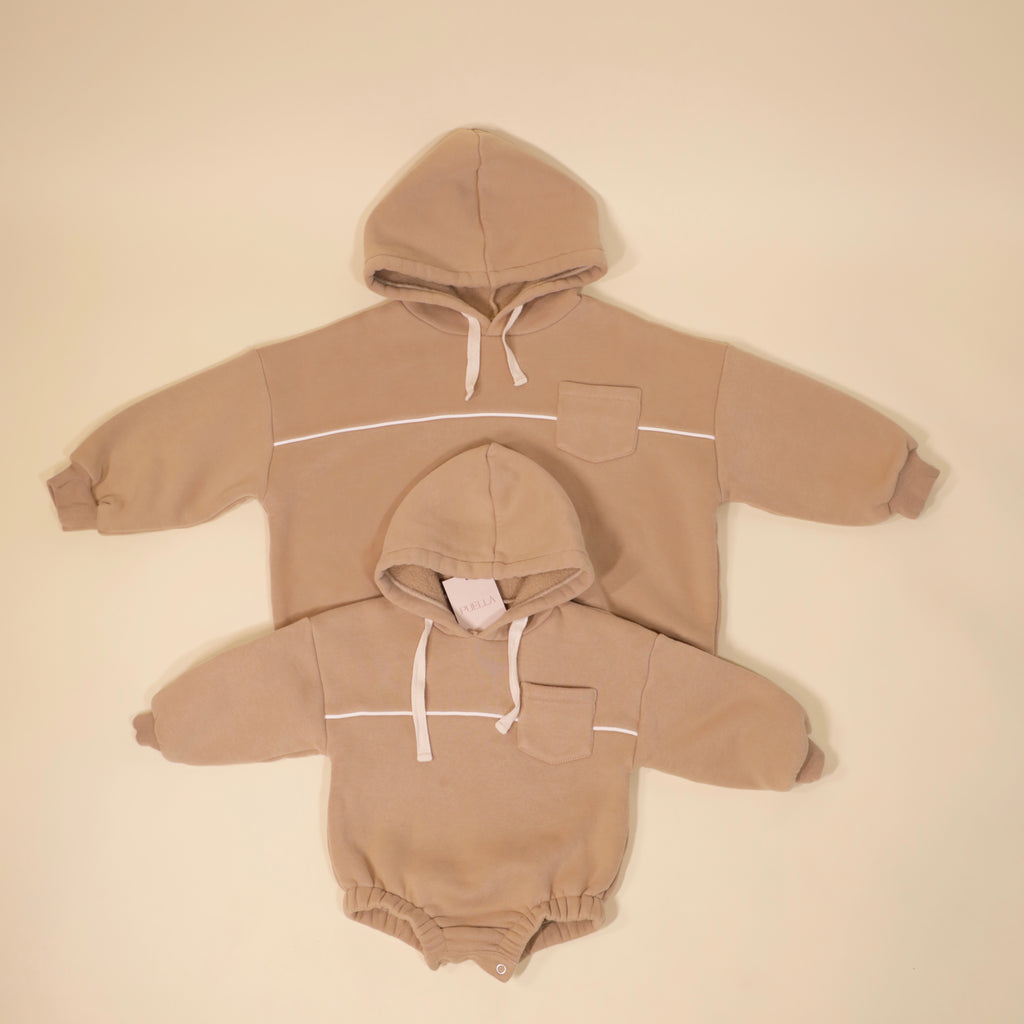 TODDLER BEIGE HOODIE