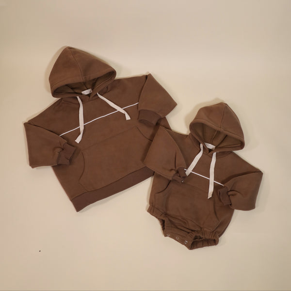 Brown 2024 hoodie toddler